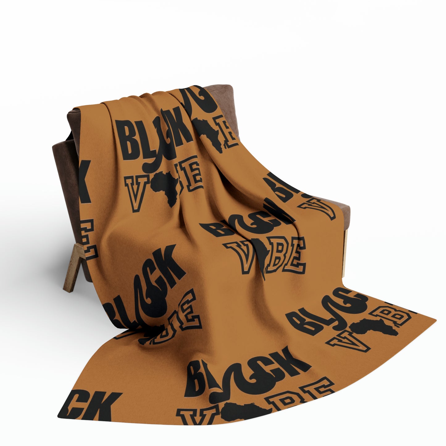 Black Vibe Arctic Fleece Blanket - HCWP