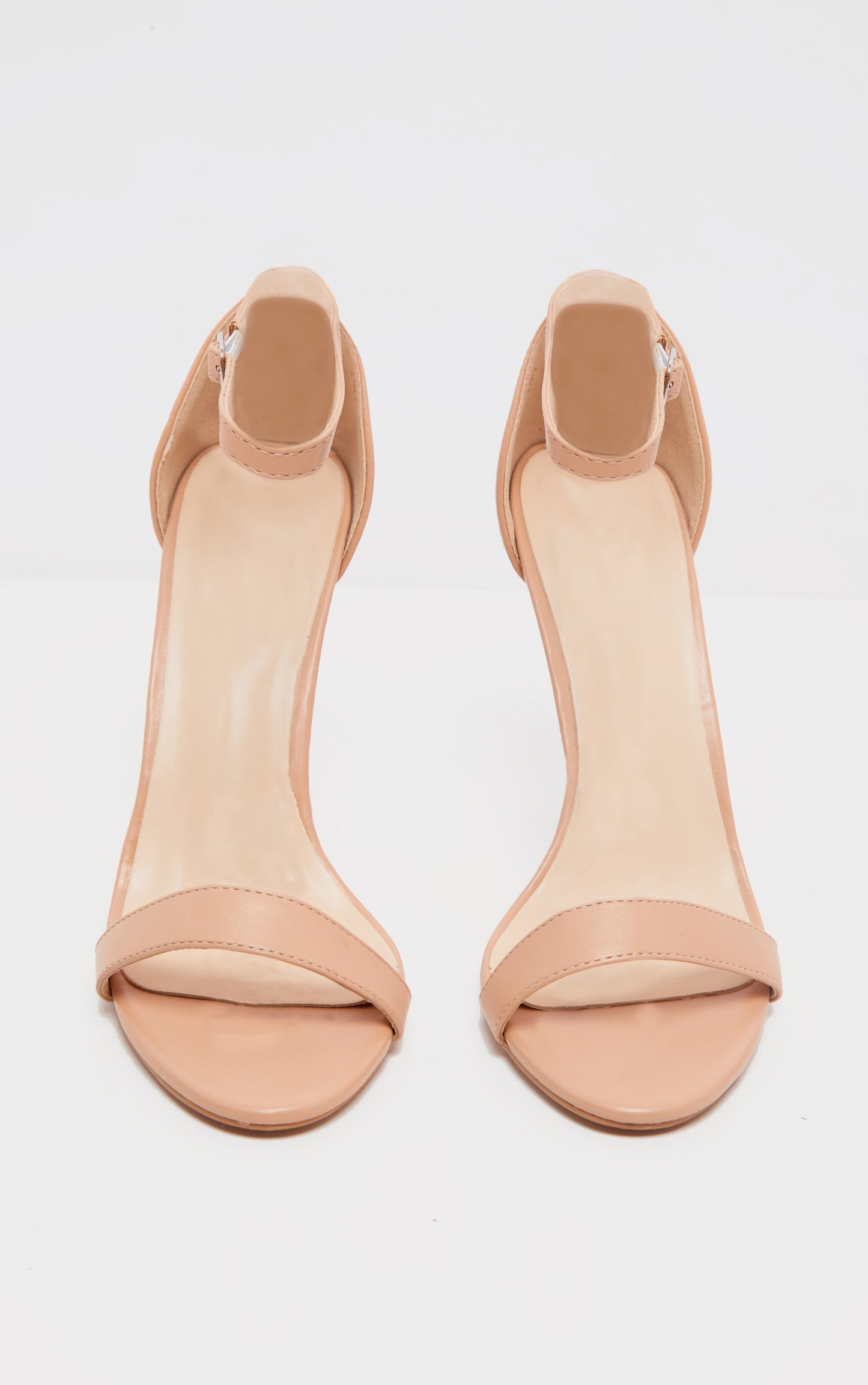 Shiny Gold Clover Strap Heeled Sandal - HCWP