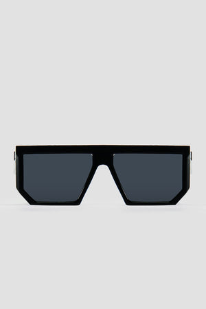 Worry About Yourself Sunglasses - Black