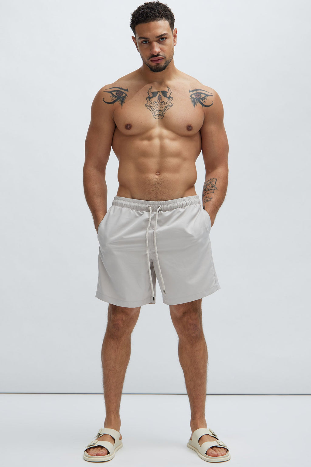 Montez Swim Trunk Classic - Stone - HCWP 