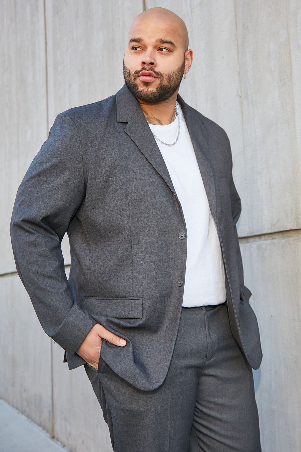 The Modern Stretch Suit Jacket - Blue - HCWP 