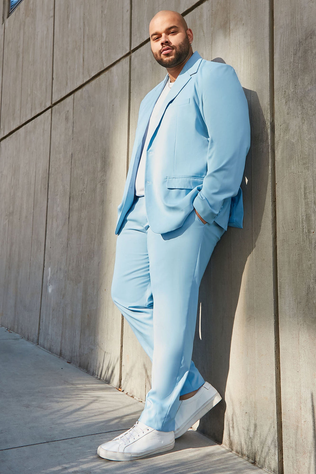 The Modern Stretch Suit Jacket - Blue - HCWP 