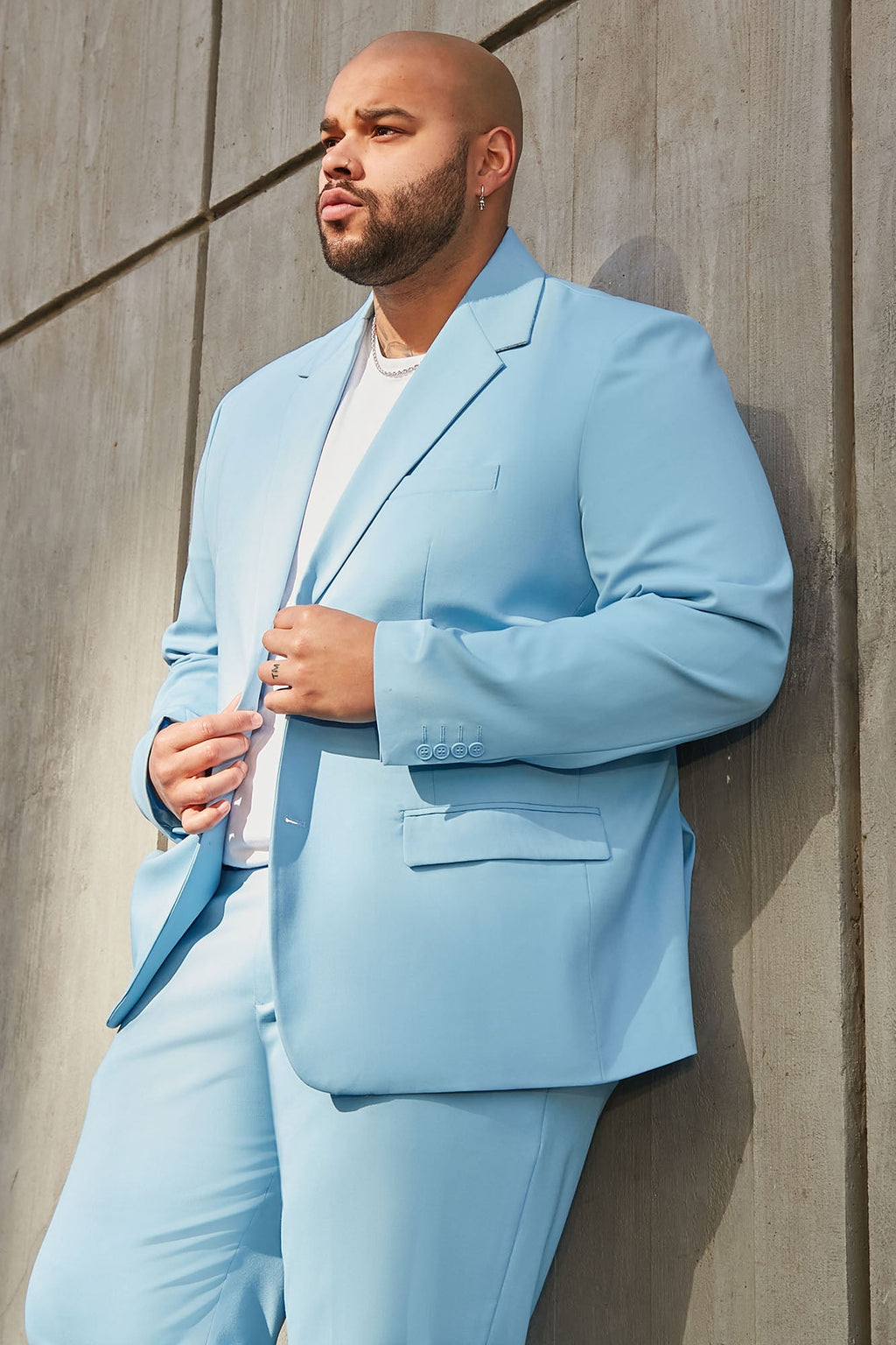 The Modern Stretch Suit Jacket - Blue - HCWP 