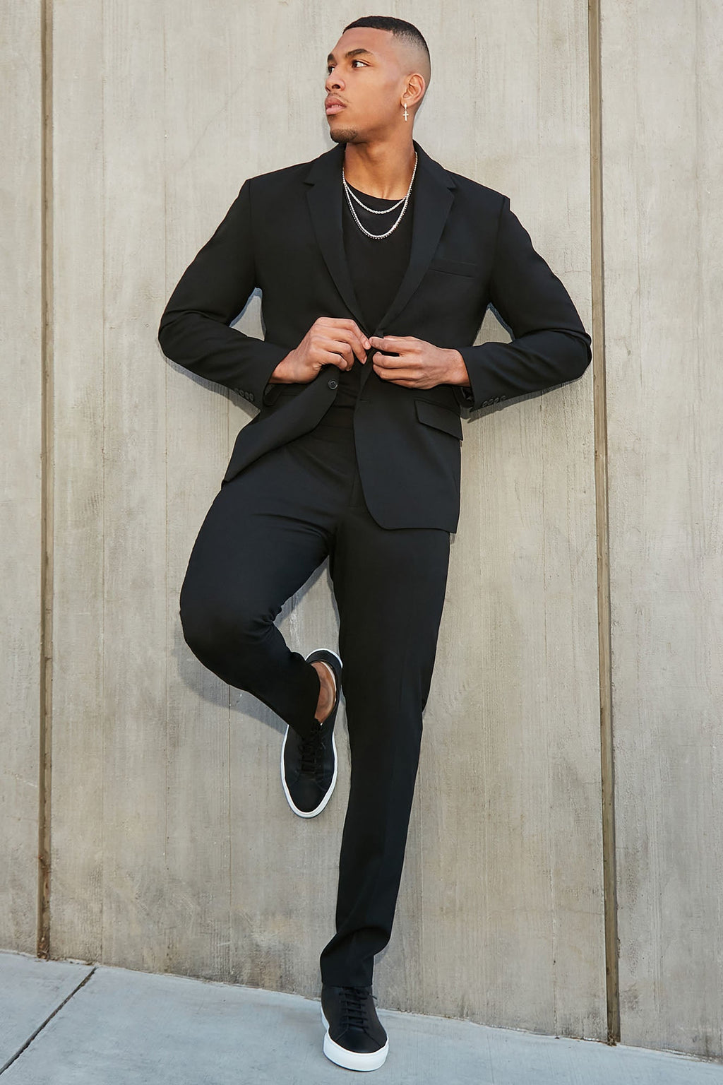 The Modern Stretch Suit Jacket - Blue - HCWP 