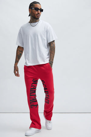 Scarface Sweatpant - Red - HCWP 