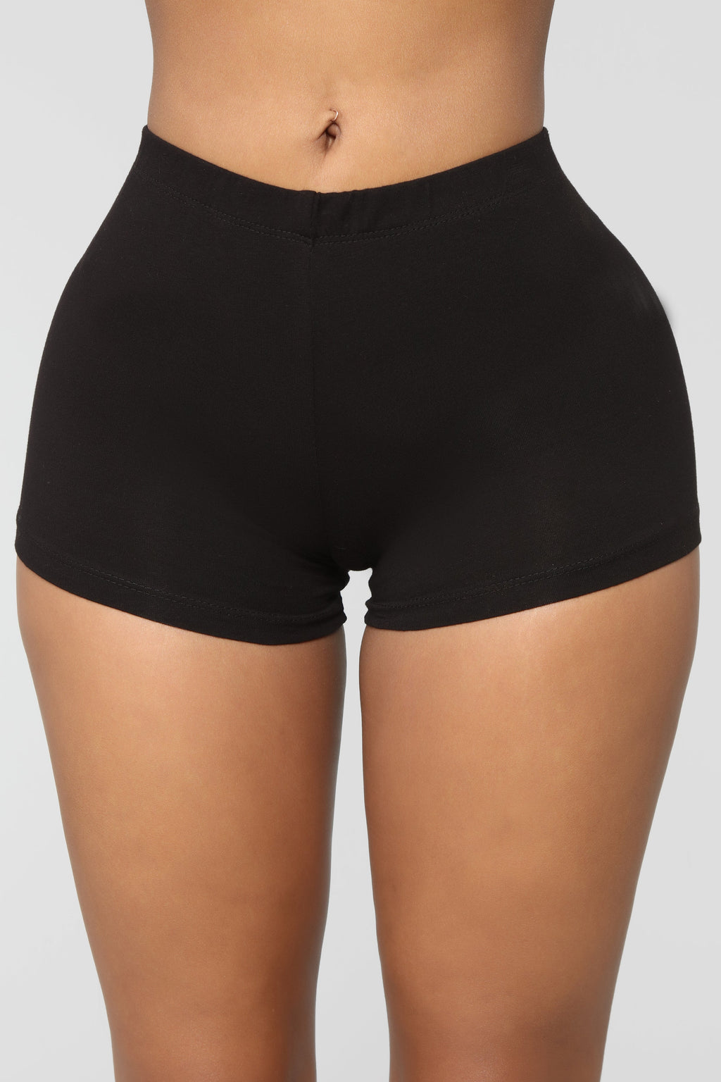 Plain Jane Mini Shorts - Black - HCWP 