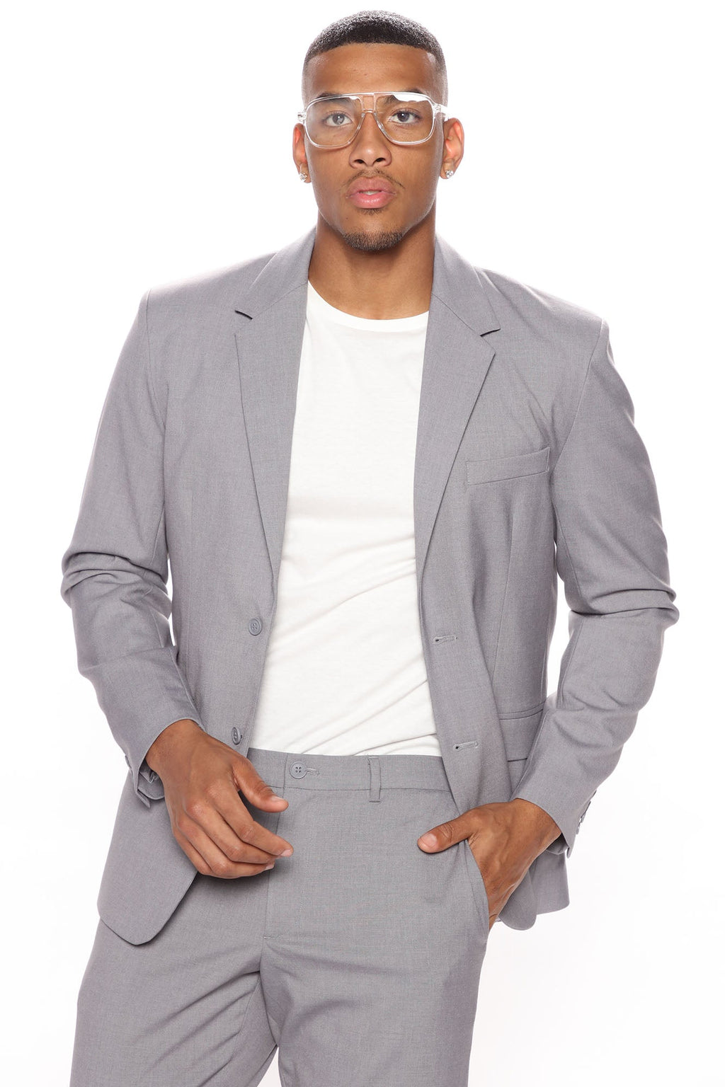 The Modern Stretch Suit Jacket - Blue - HCWP 