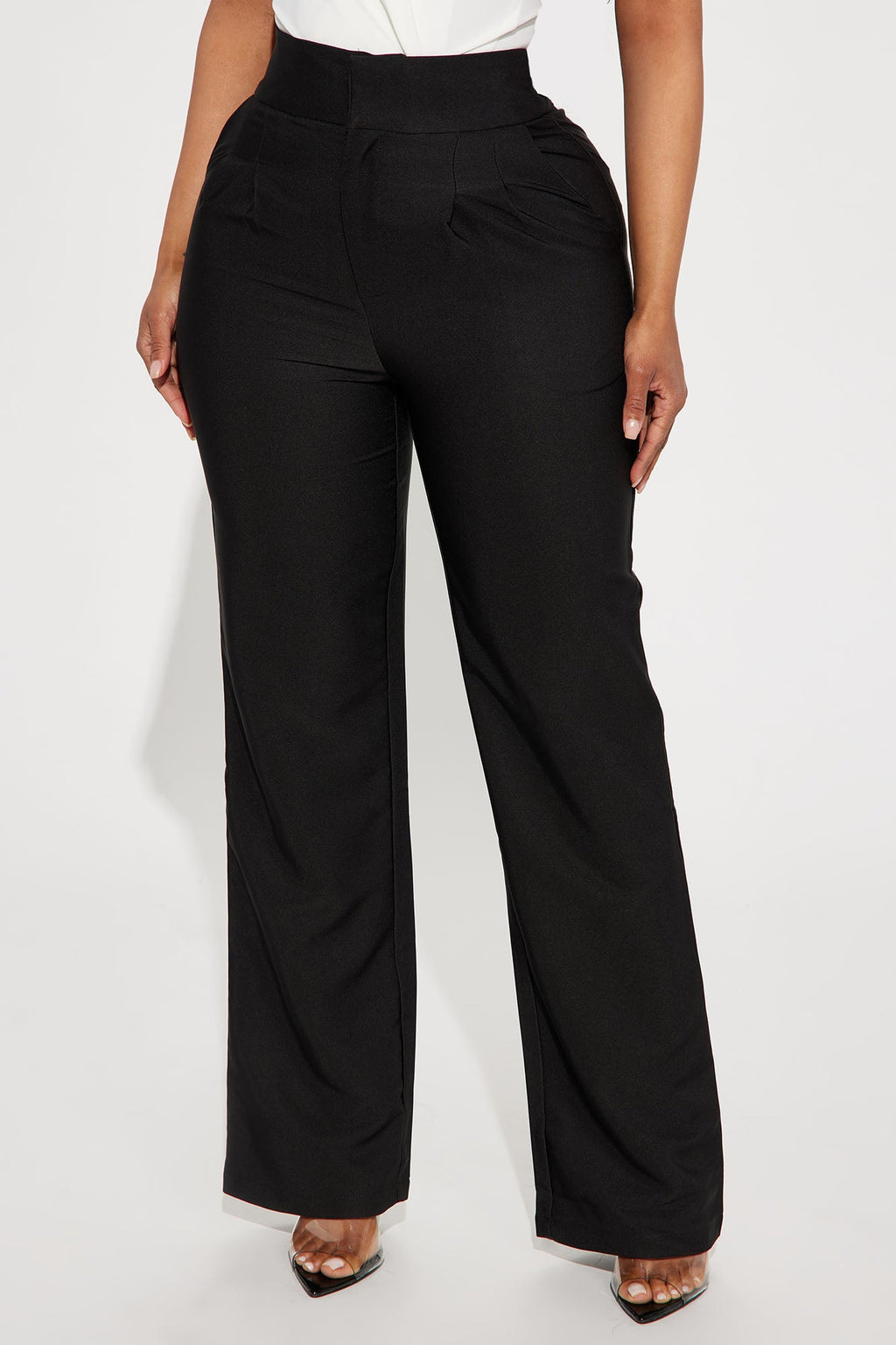 Diana Wide Leg Trouser - Khaki - HCWP 