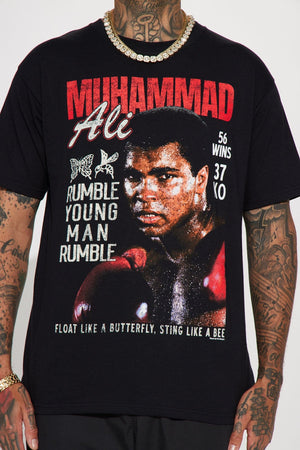 Muhammad Ali Rumble Short Sleeve Tee - Black