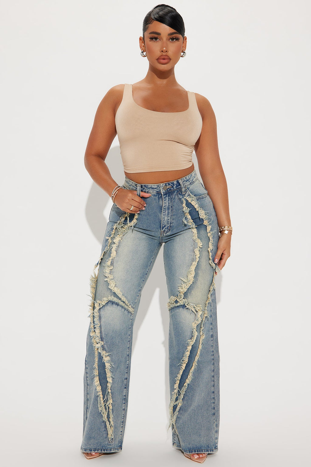 So Electric Tinted Straight Leg Jeans - Vintage Wash - HCWP 