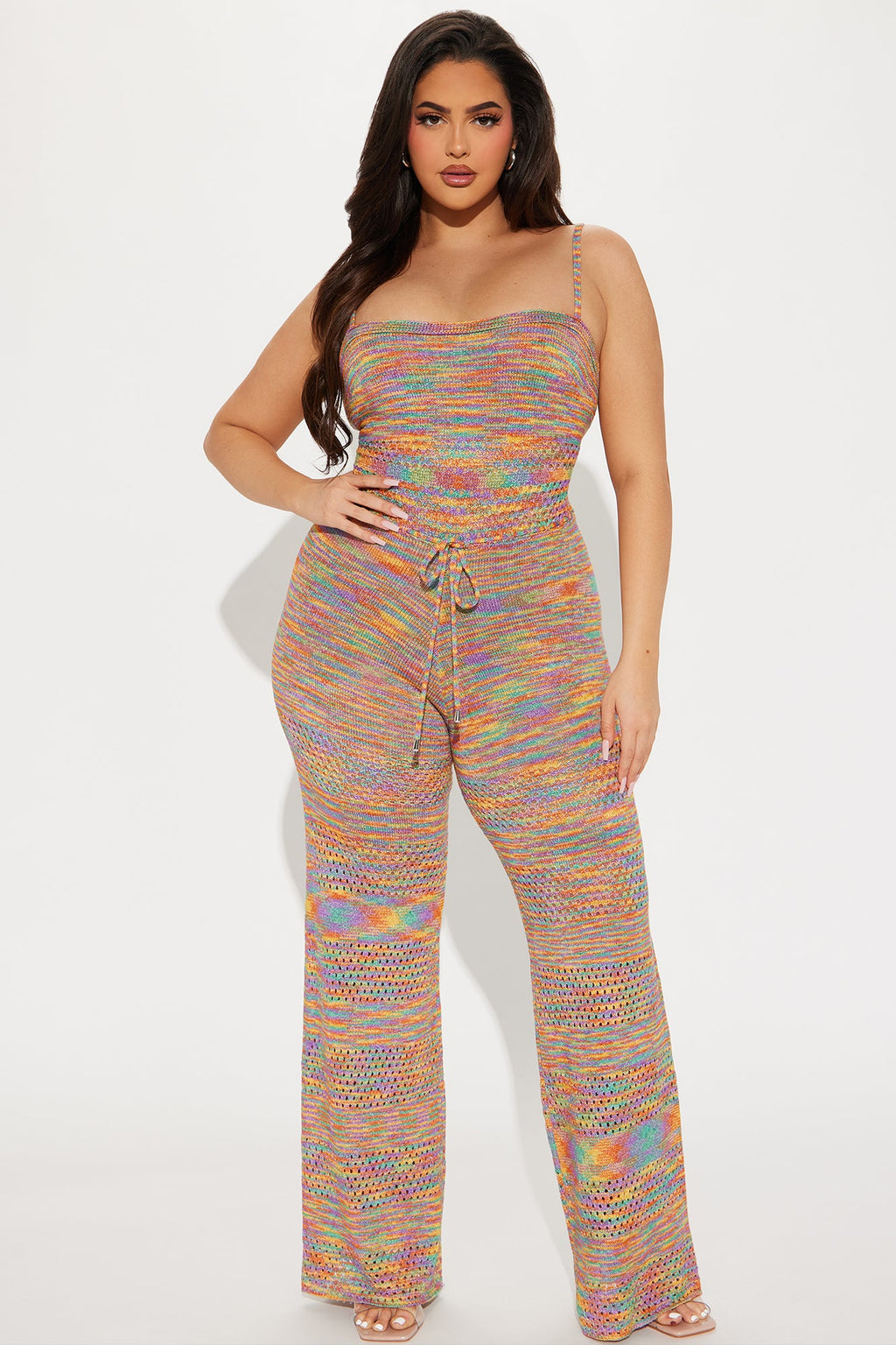 Only Fun Crochet Jumpsuit - Multi Color - HCWP 