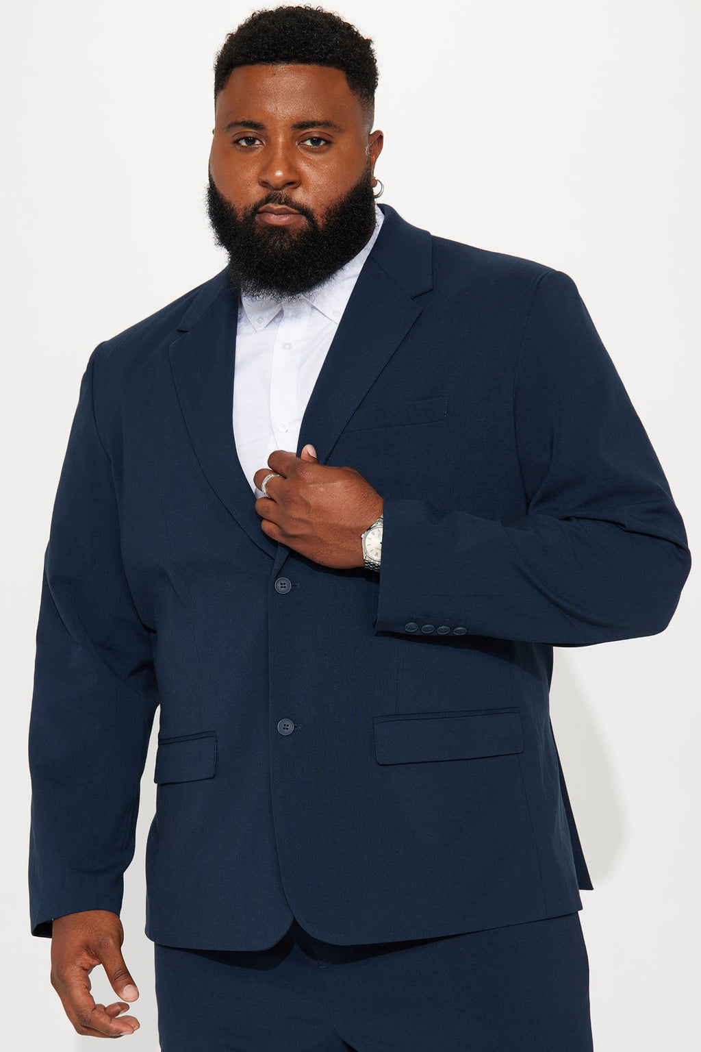 The Modern Stretch Suit Jacket - Blue - HCWP 