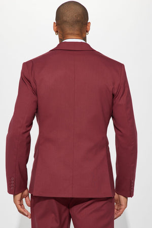 The Modern Stretch Suit Jacket - Red