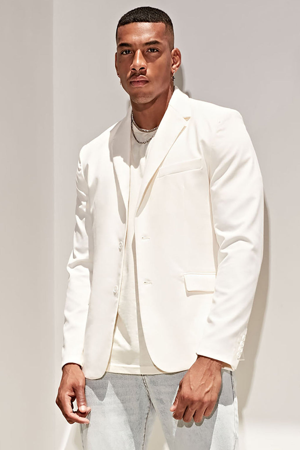 The Modern Stretch Suit Jacket - Blue - HCWP 