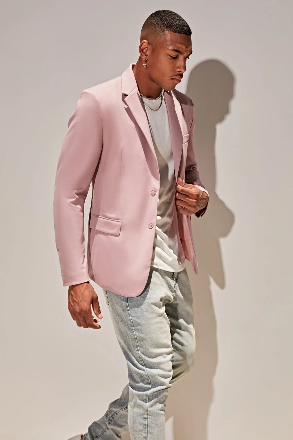 The Modern Stretch Suit Jacket - Blue - HCWP 