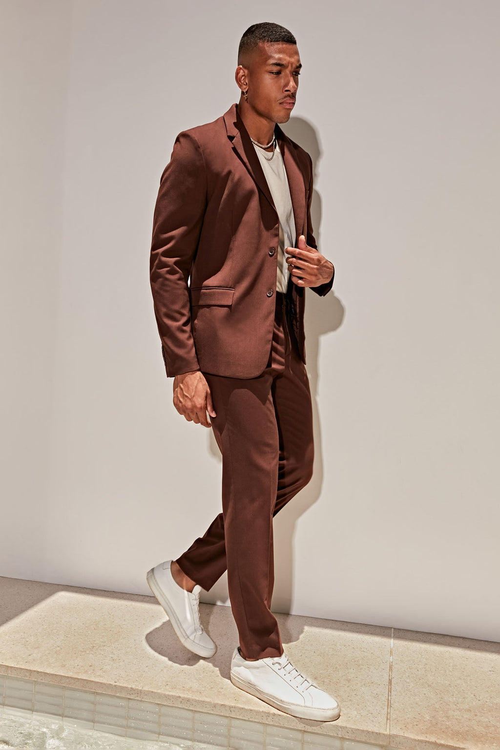 The Modern Stretch Suit Jacket - Blue - HCWP 