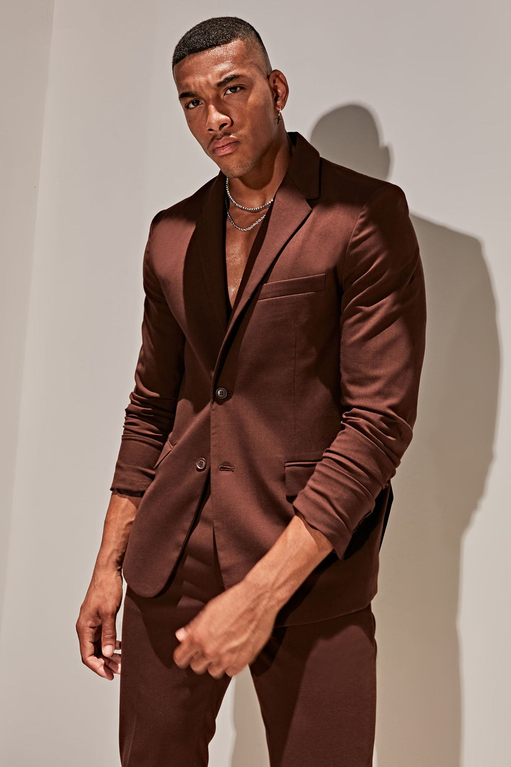 The Modern Stretch Suit Jacket - Blue - HCWP 