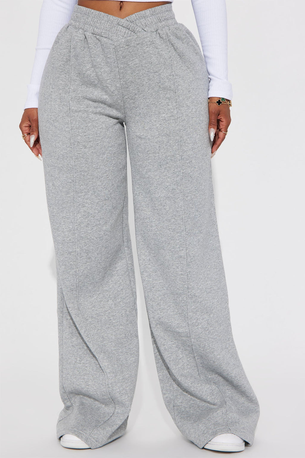 Cassandra Cross Over Lounge Pant - Black - HCWP 
