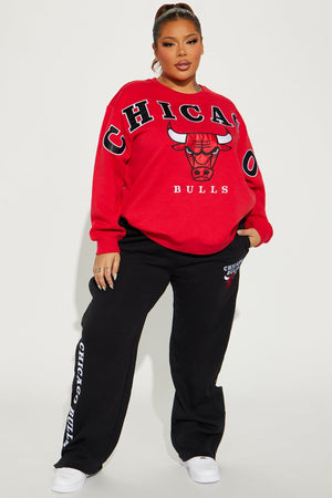Chicago Bulls Snap Button Pants - Black - HCWP 