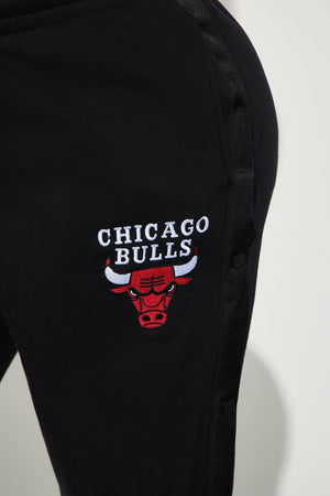 Chicago Bulls Snap Button Pants - Black