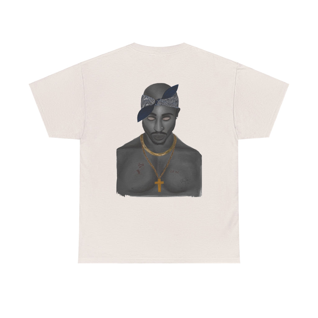 2 Pac T-shirt painted by Oleg Dave - HCWP 