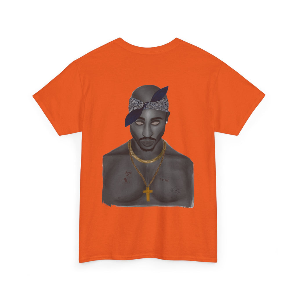 2 Pac T-shirt painted by Oleg Dave - HCWP 
