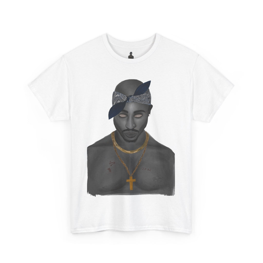 2 Pac T-shirt painted by Oleg Dave - HCWP 