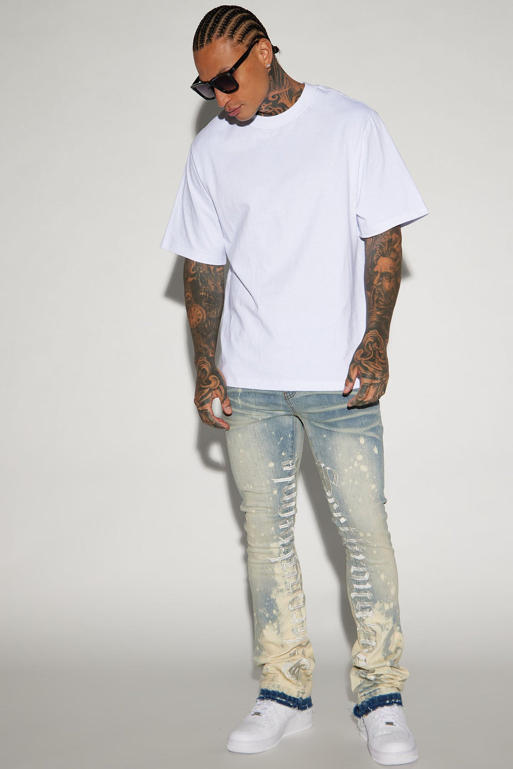 Oversized Heavyweight Short Sleeve Tee - White - HCWP 