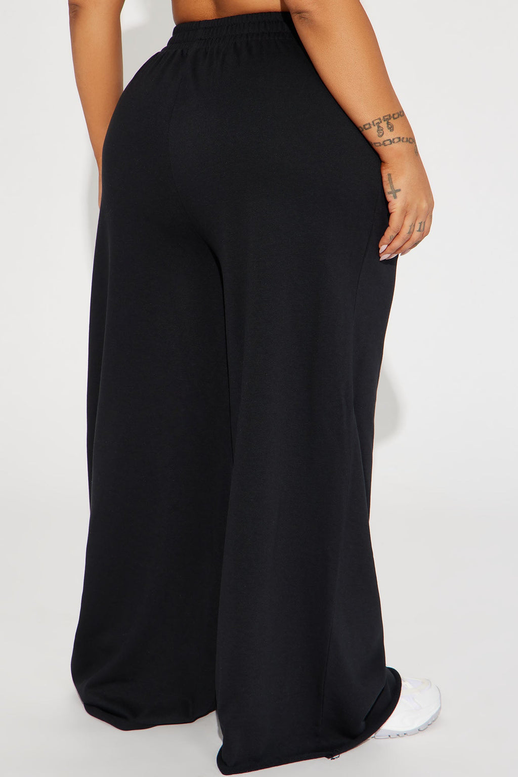 Fair Game Lounge Wide Leg Pant - Black - HCWP 