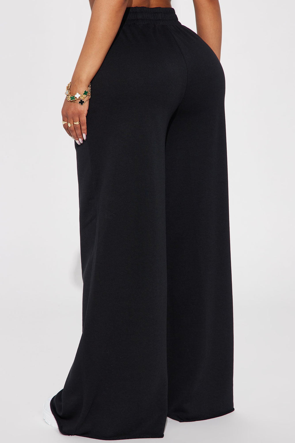 Fair Game Lounge Wide Leg Pant - Black - HCWP 