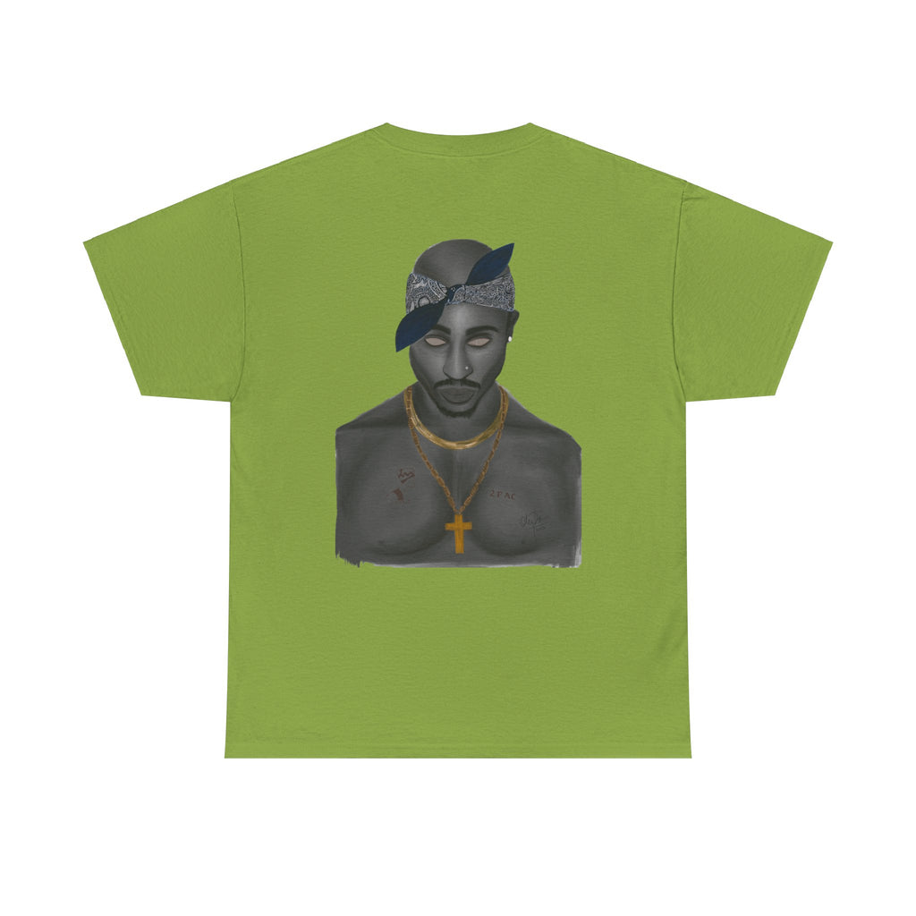 2 Pac T-shirt painted by Oleg Dave - HCWP 