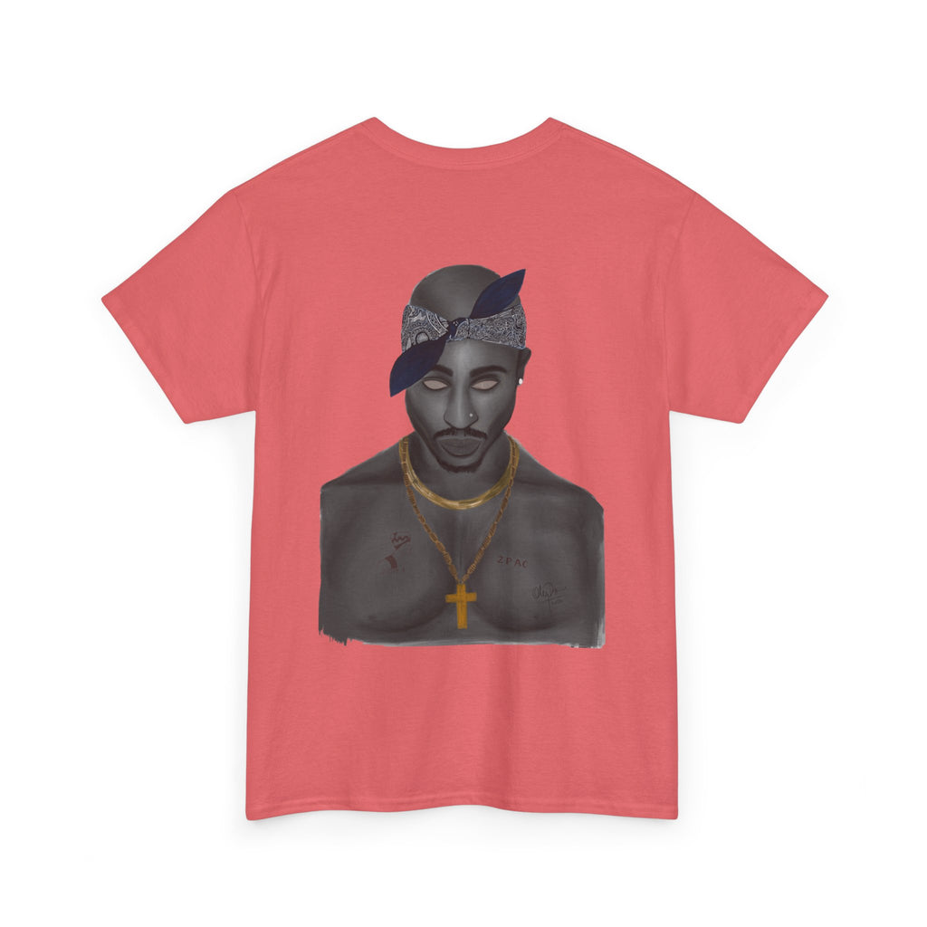2 Pac T-shirt painted by Oleg Dave - HCWP 