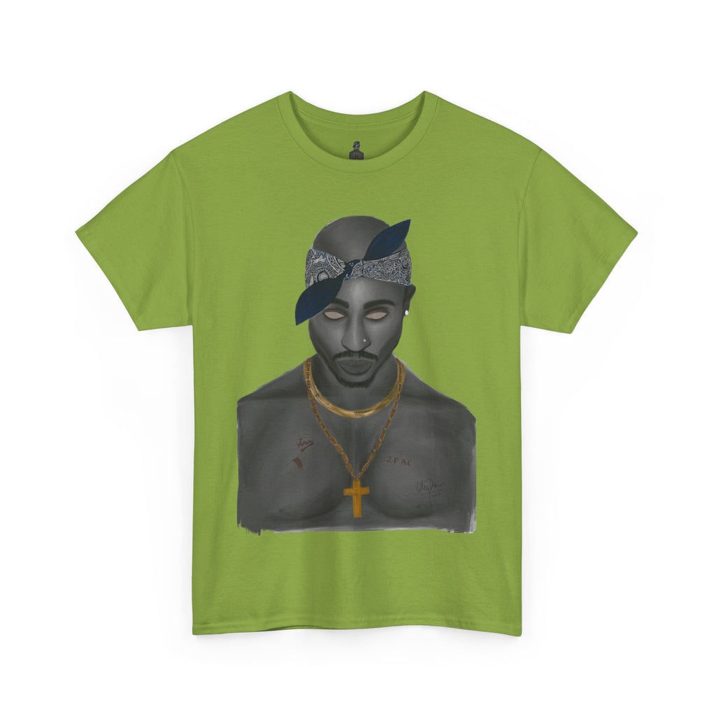 2 Pac T-shirt painted by Oleg Dave - HCWP 