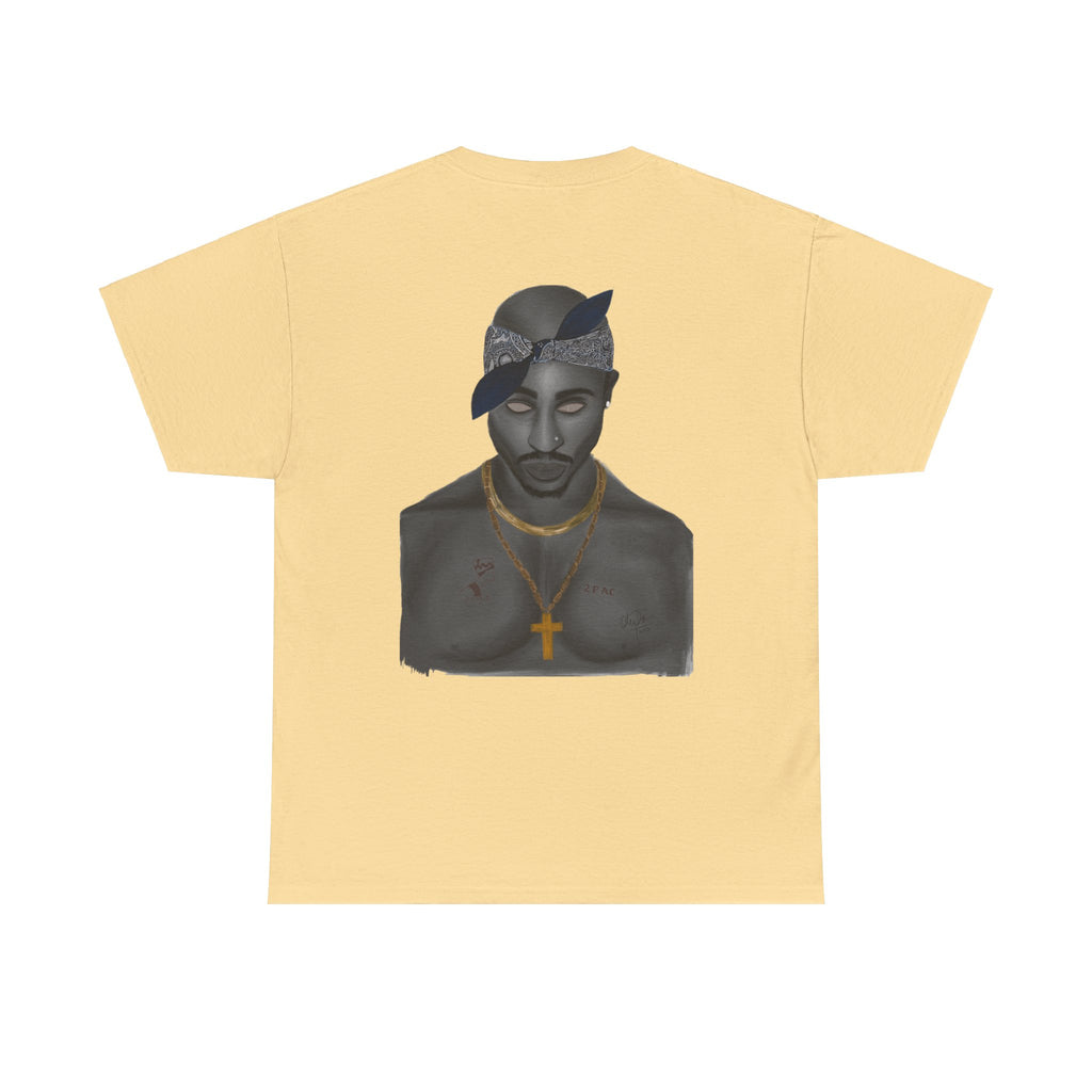 2 Pac T-shirt painted by Oleg Dave - HCWP 