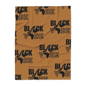 Black Vibe Arctic Fleece Blanket - HCWP 