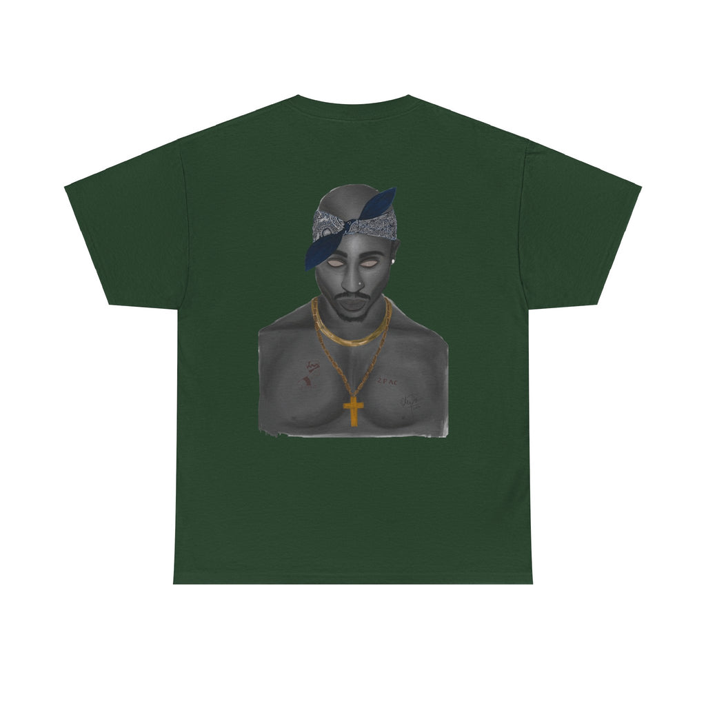 2 Pac T-shirt painted by Oleg Dave - HCWP 