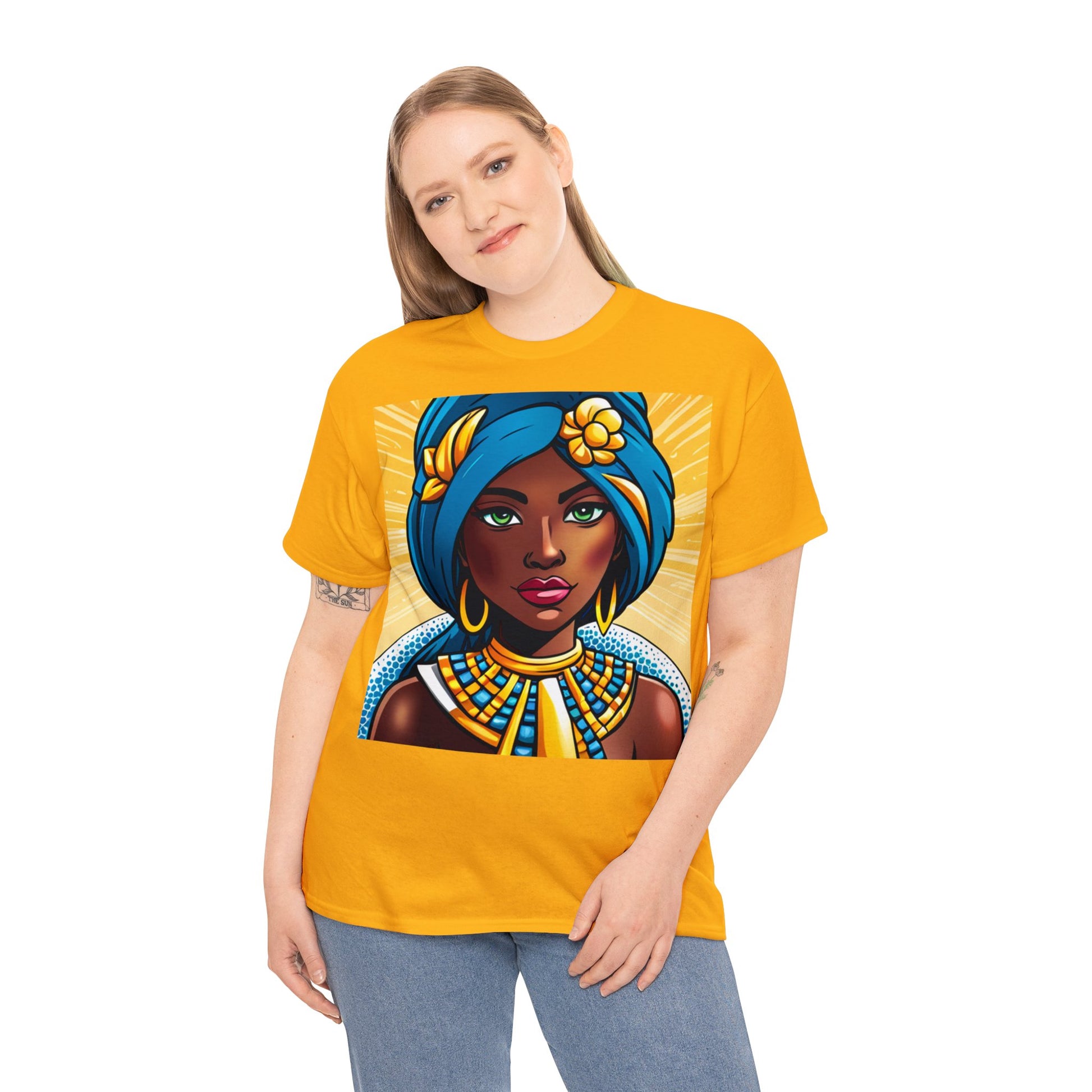 African Queen Heavy Cotton Tee - HCWP
