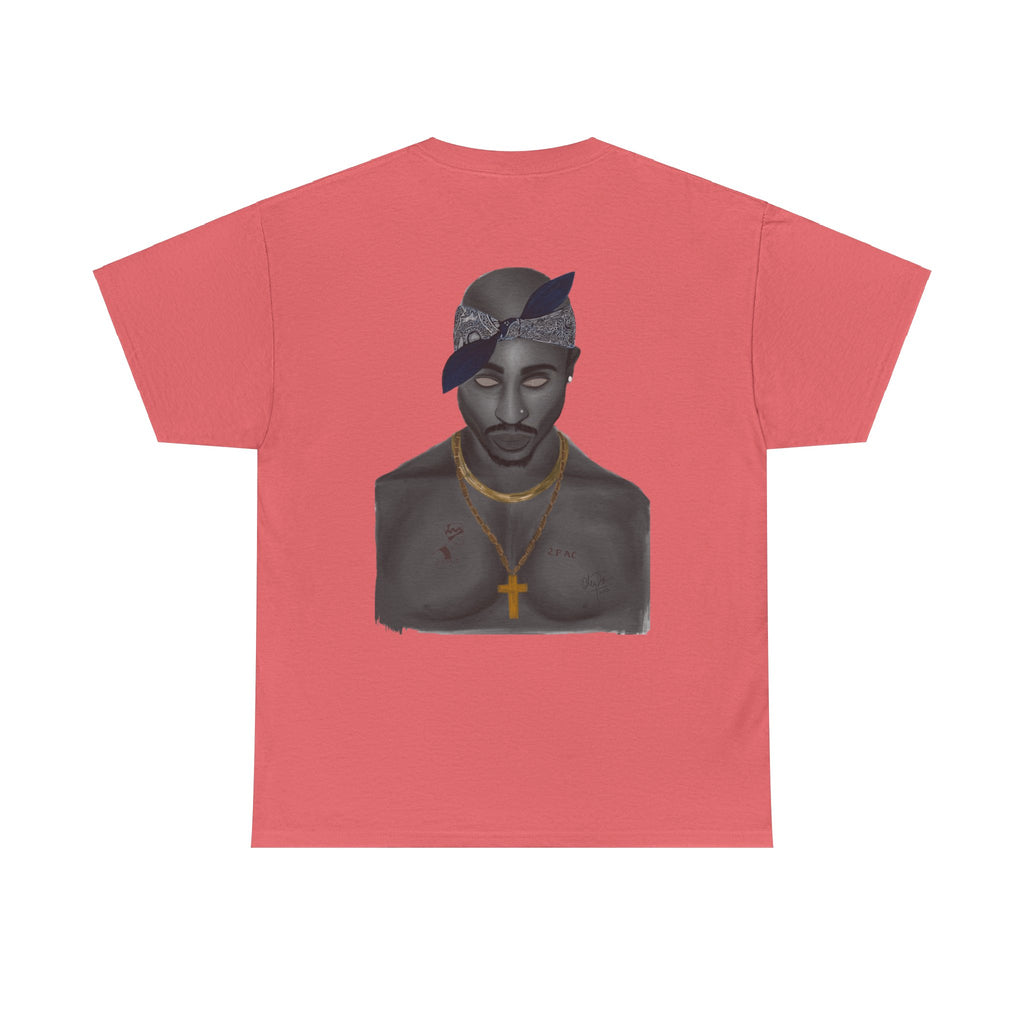 2 Pac T-shirt painted by Oleg Dave - HCWP 