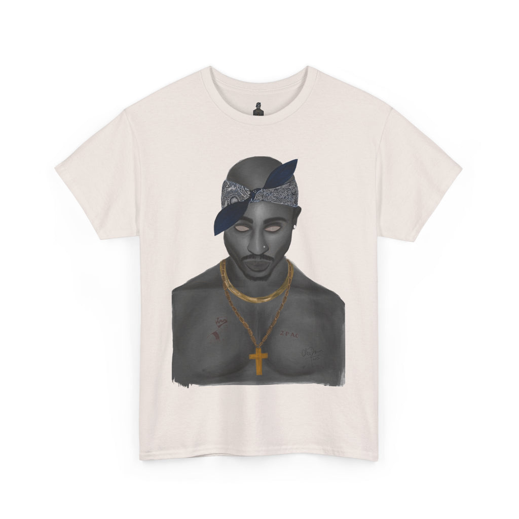 2 Pac T-shirt painted by Oleg Dave - HCWP 