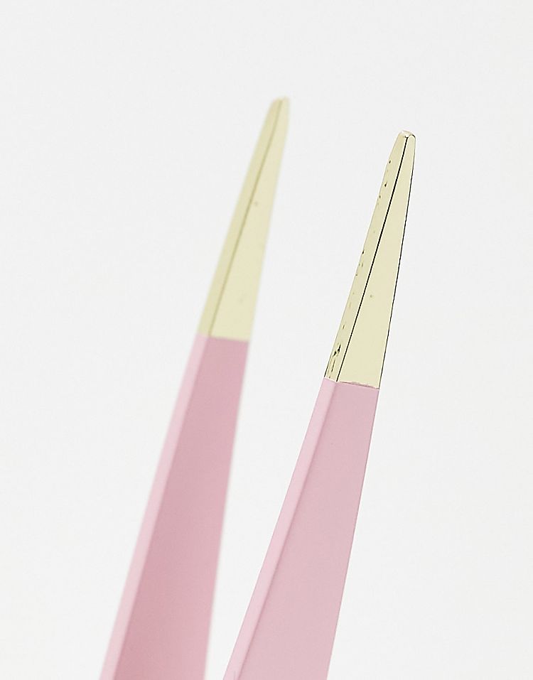 Tatti Lashes Pointed Tweezers - Pink