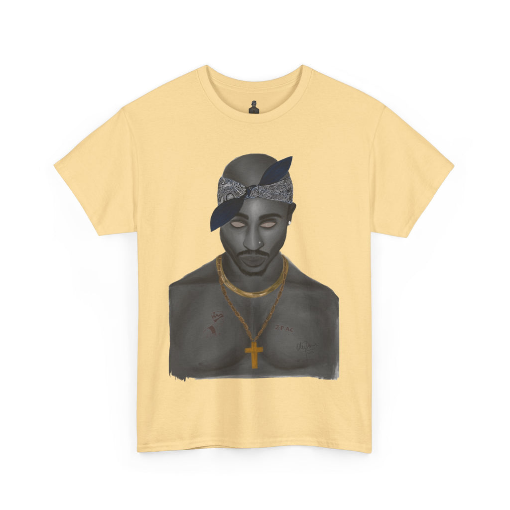 2 Pac T-shirt painted by Oleg Dave - HCWP 