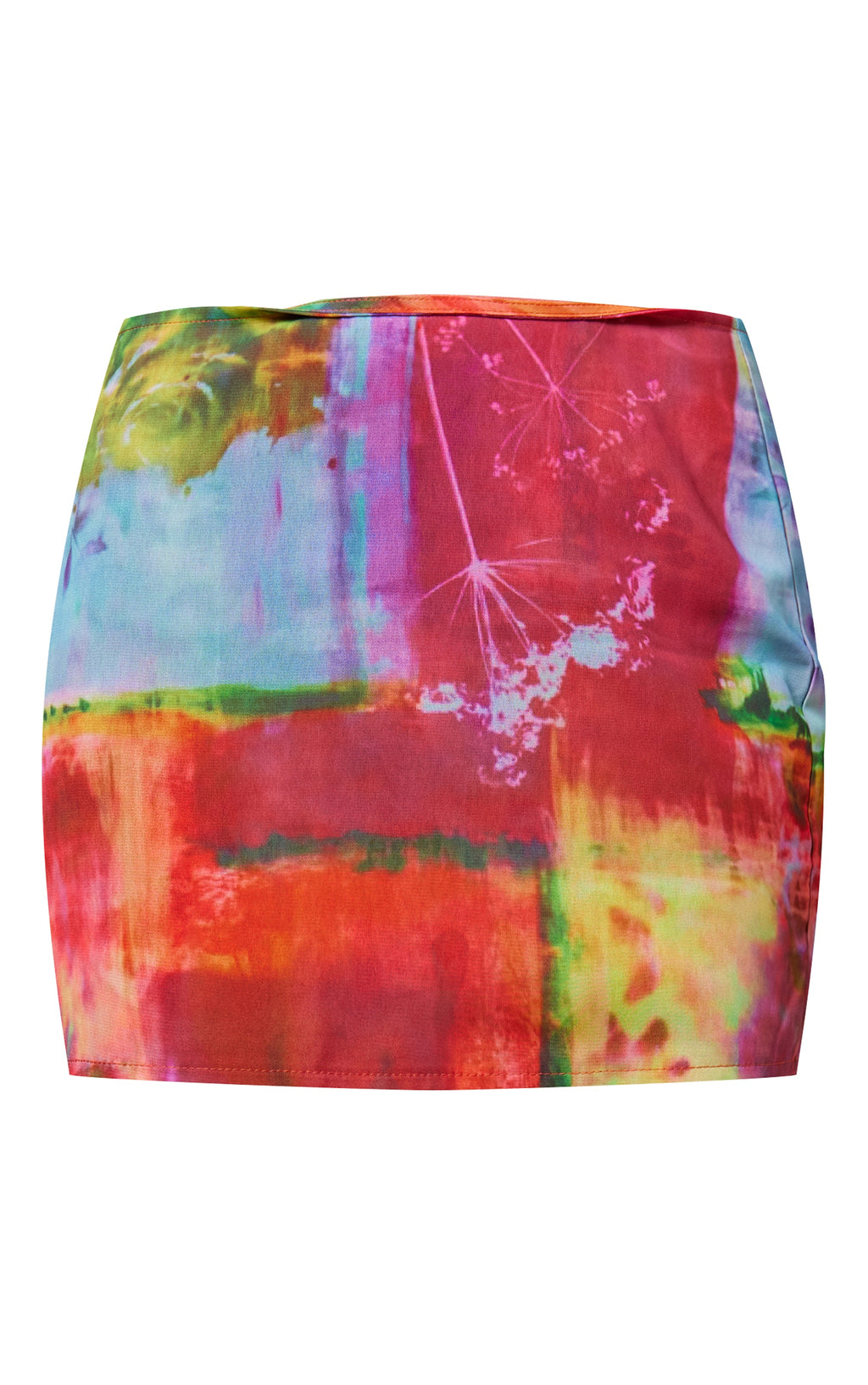 Butter Cream Chiffon Mini Skirt - HCWP 