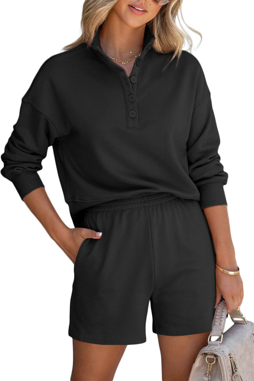 Black Casual Outfit - HCWP 