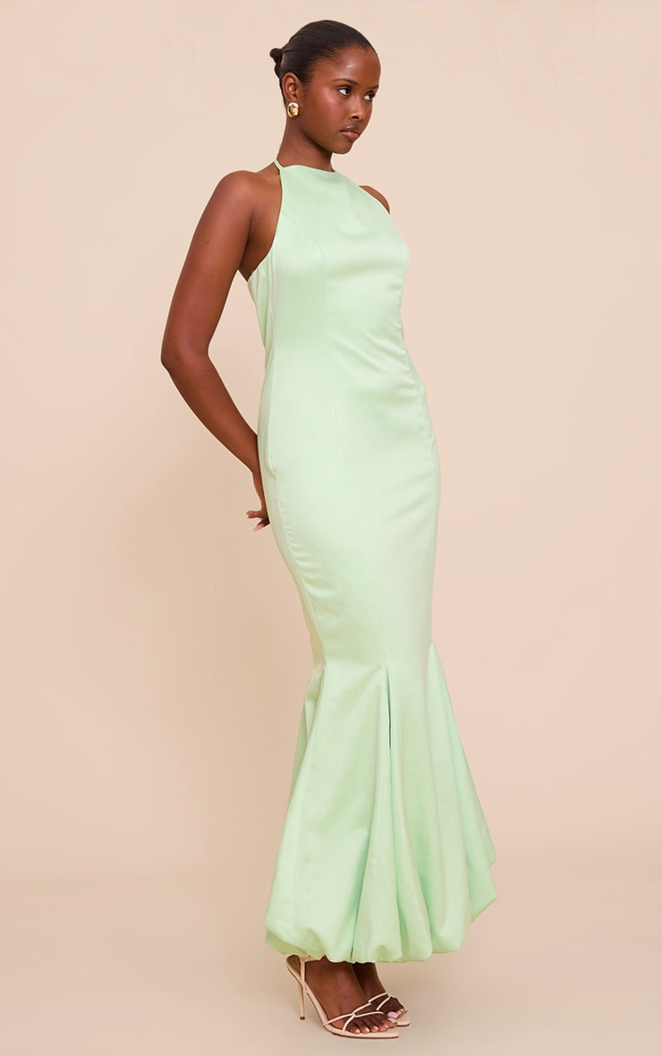 https://cdn-img.prettylittlething.com/6/1/7/8/6178b06e399066f1d111c3654364ae85349aa152_CNN7390_3_green_satin_halterneck_puffball_maxi_dress.jpg