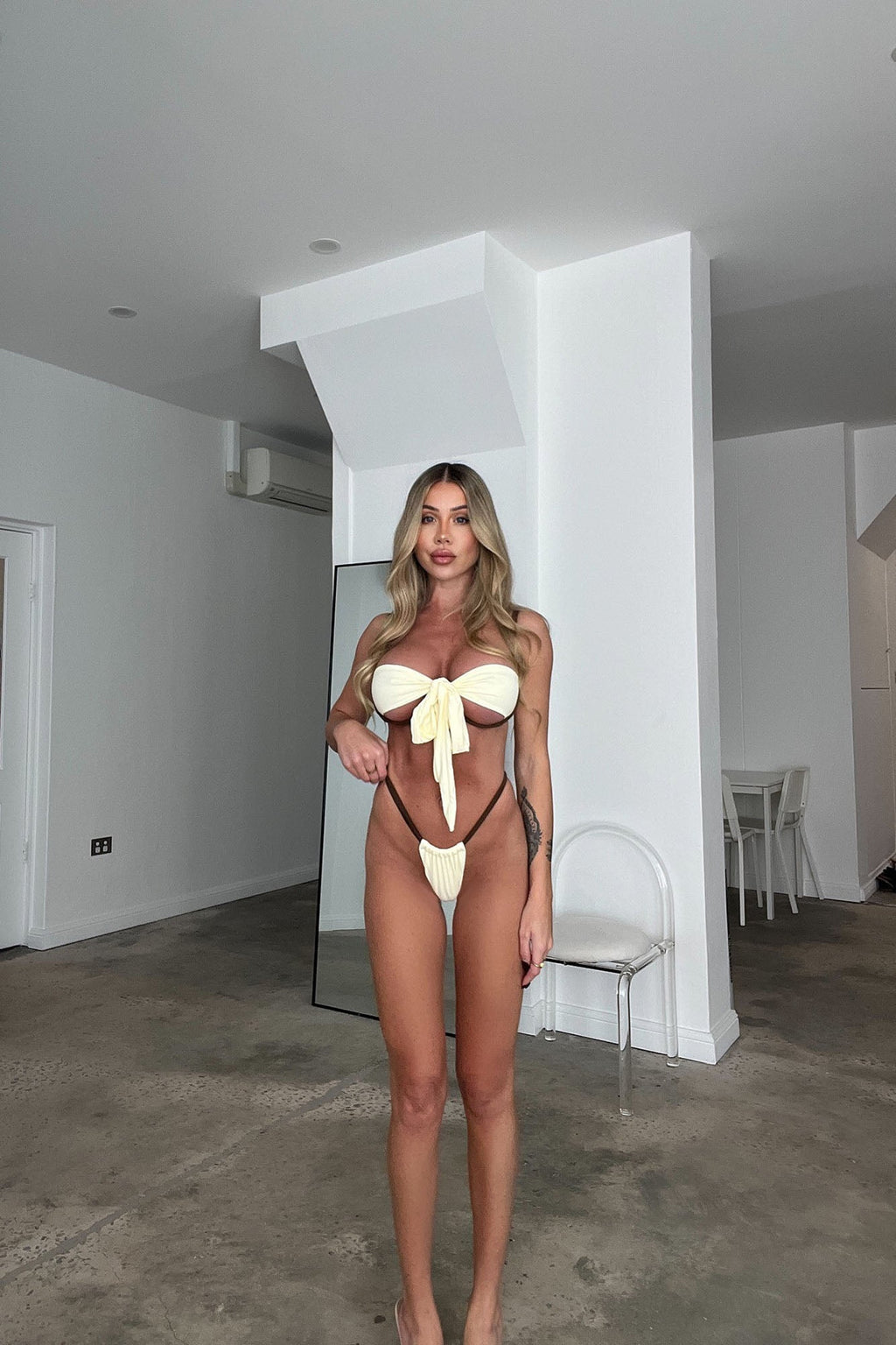 Flights To Ibiza 2 Piece Bikini - Cream/combo - HCWP 