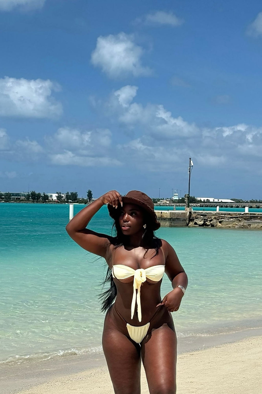 Flights To Ibiza 2 Piece Bikini - Cream/combo - HCWP 