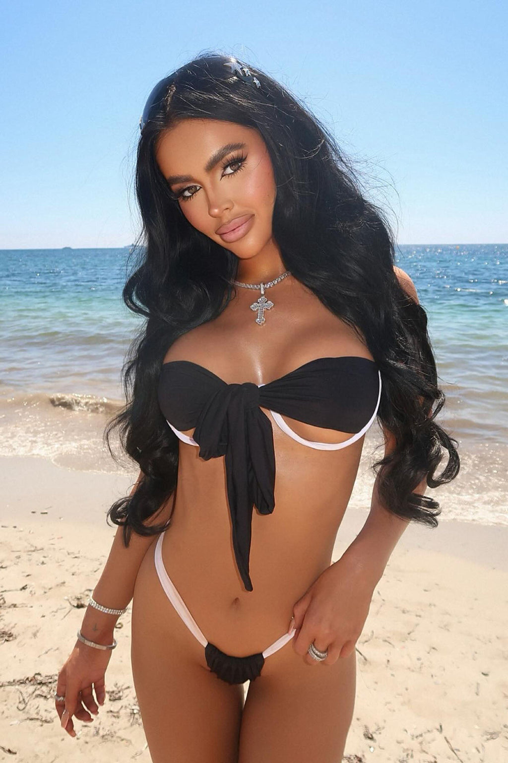 Flights To Ibiza 2 Piece Bikini - Cream/combo - HCWP 