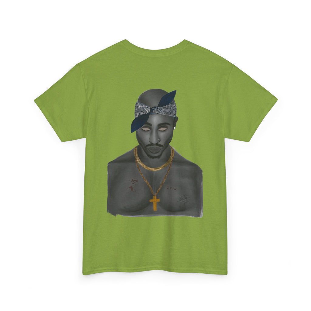 2 Pac T-shirt painted by Oleg Dave - HCWP 