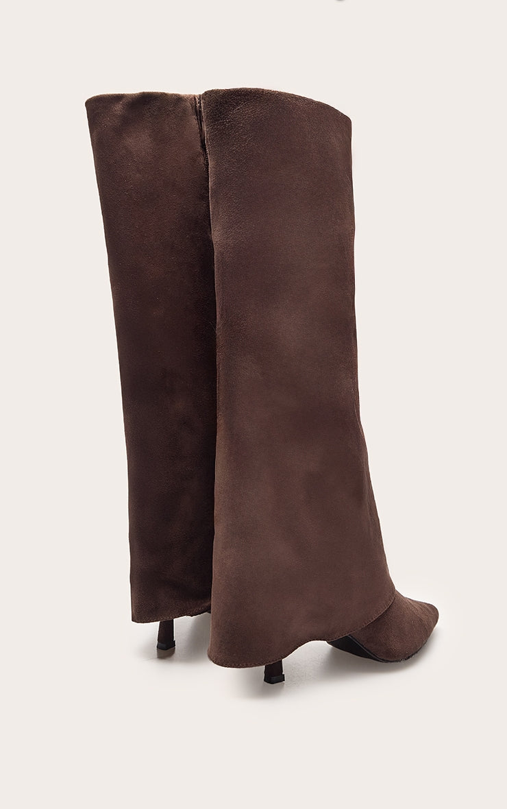 https://cdn-img.prettylittlething.com/8/9/8/f/898f236230c65d39db9fa940b5867646df2d4f59_CNP8645_4_chocolate_faux_suede_stiletto_foldover_knee_high_boots.jpg