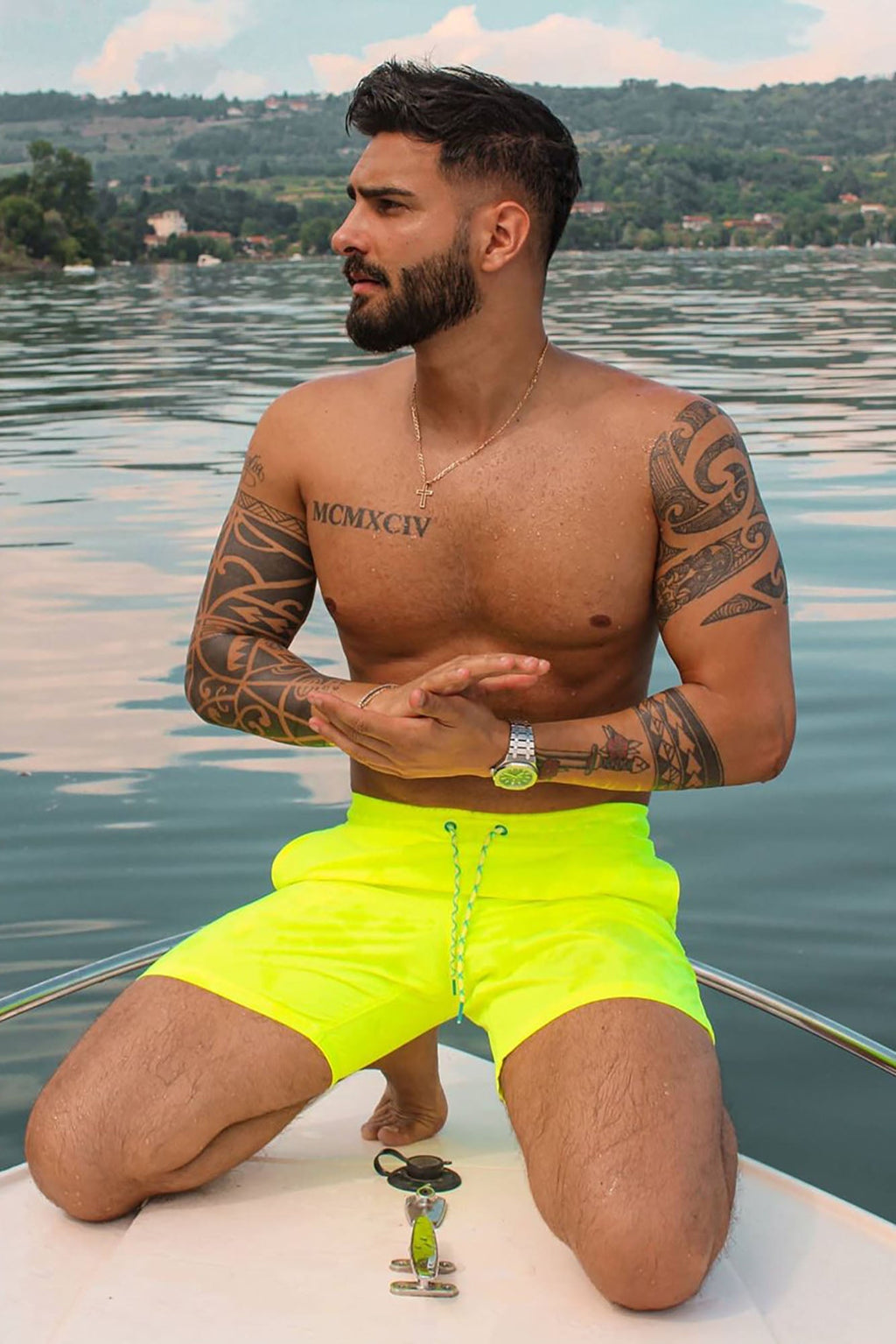 Montez Swim Trunk Classic - Stone - HCWP 
